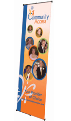 Banner Stand, Non Retractable
