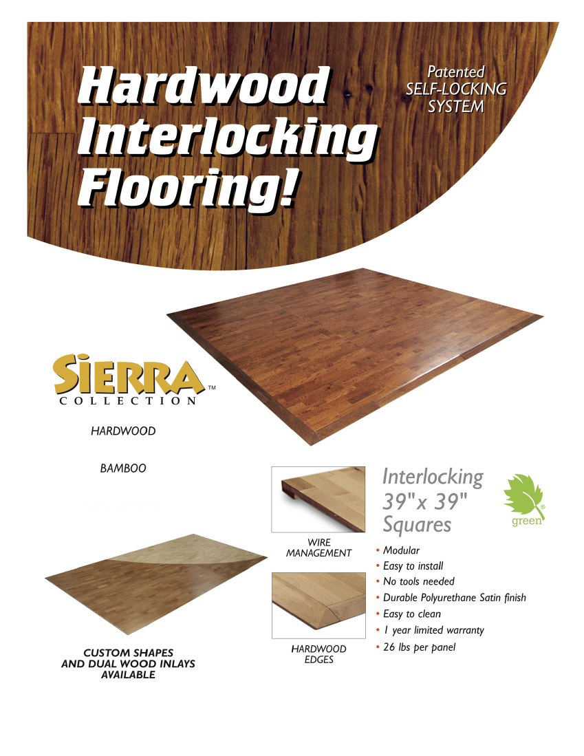 Hardwood Flooring - Group I: Maple, Red Oak, Ash, Beech, Oak Granada, Oak Lexington, Oak Nashville, Oak San Jose, Oak San Antonio, Oak Monte Carlo, Red Oak Monte Carlo, Red Oak New York, Oak Mocha