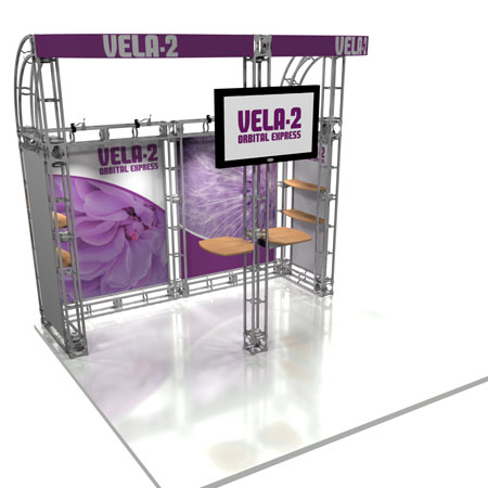 Vela-2 Truss System Display, Trade Show Display Systems