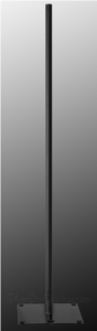 Screw In Wholesale Pipe And Drape | Black