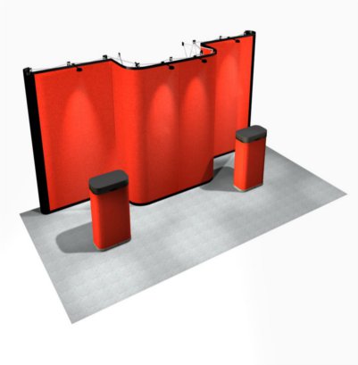 20' Pop Up Trade Show Display Exhibits