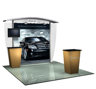 Arch Trade Show Displays, Exhibits - 10' Booth Modular