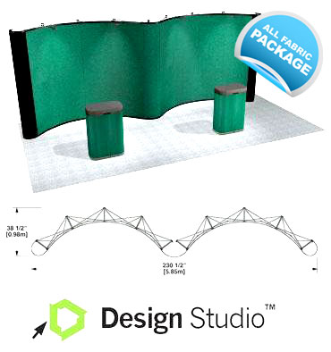 PRC7-F-Gullwing Pop Up Trade Show Display